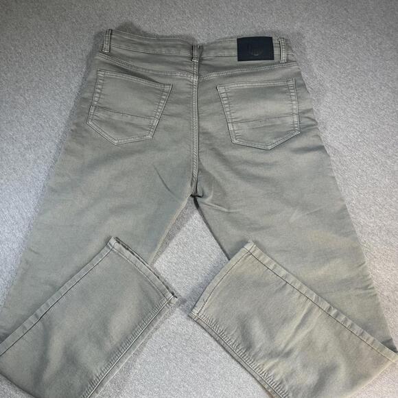 Vintage Genes Black Men's W34 L30 Denim Gray Jeans Casual Pants Light Gray - Picture 6 of 8